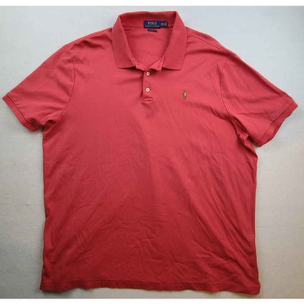 Polo Ralph Lauren Classic Fit Polo XXL Rose Coral Short Sleeve Pony Logo Golf
